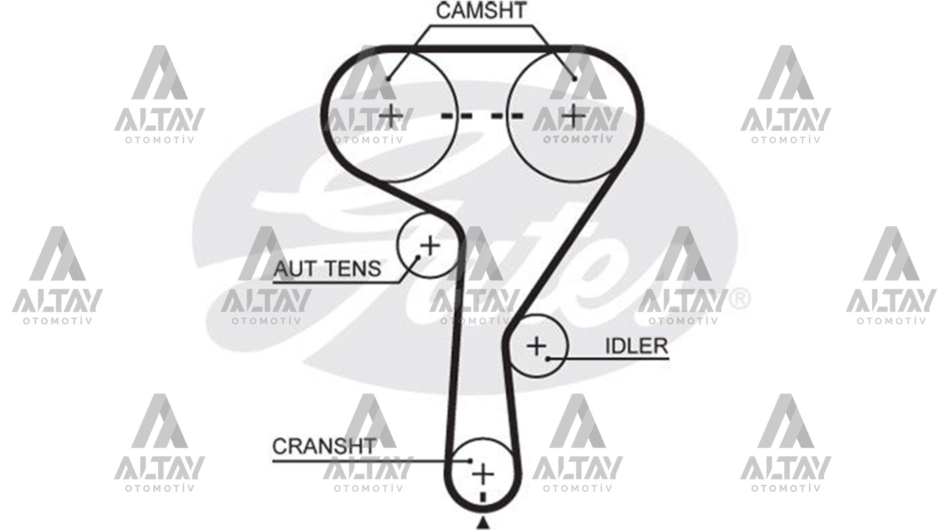 Opel Astra Triger Kayışı G OEM 5636452 Opel Astra Triger Kayışı G OEM 5636452